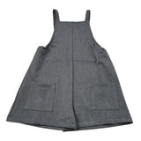 Aventiquattrore Salopette tinta unita Corta Grigio per Bambina A2401681J GRIGIO AVENTIQUATTRORE 