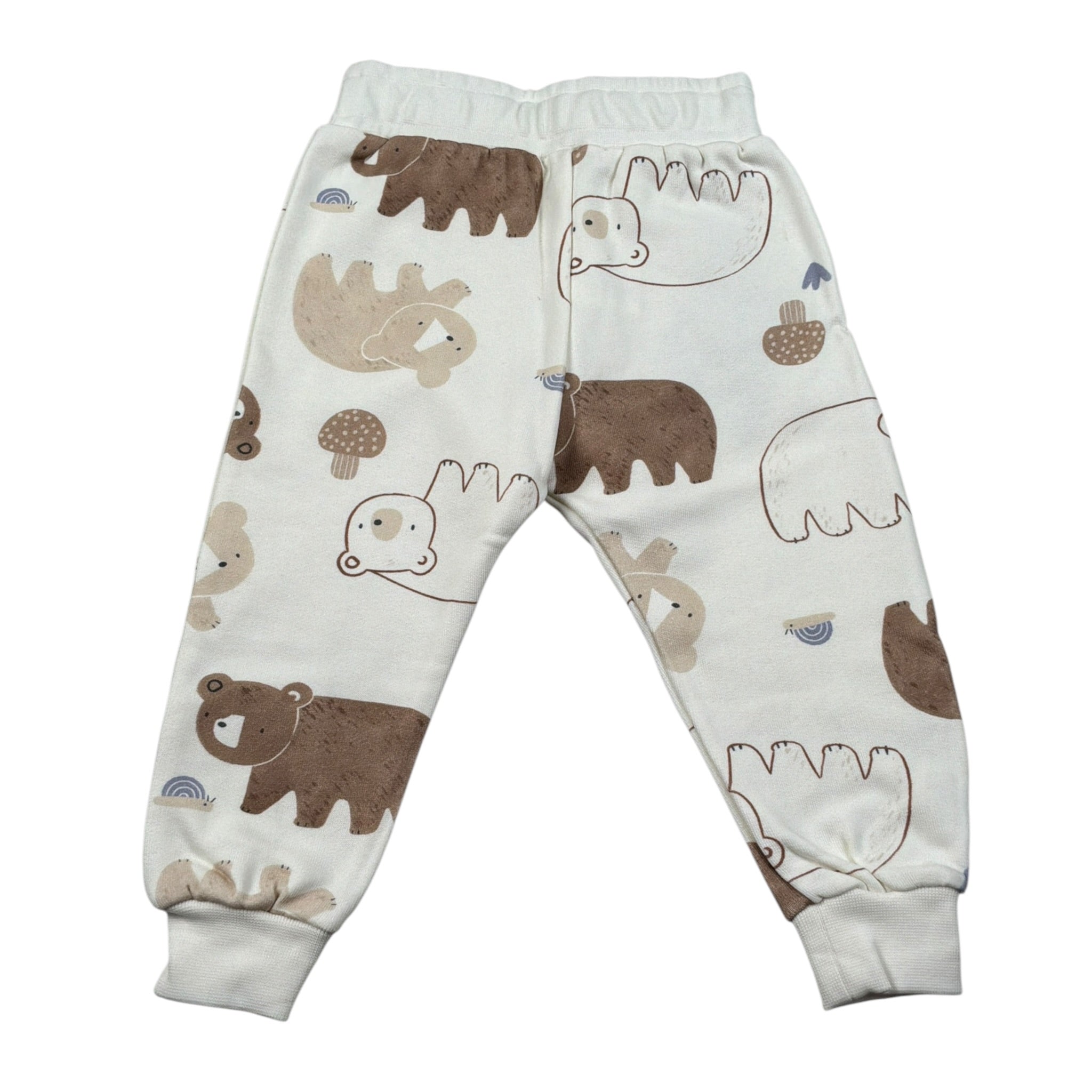 Aventiquattrore Pantalone Tuta tinta unita con Stampe Panna per Neonato A2401751 PANNA AVENTIQUATTRORE 