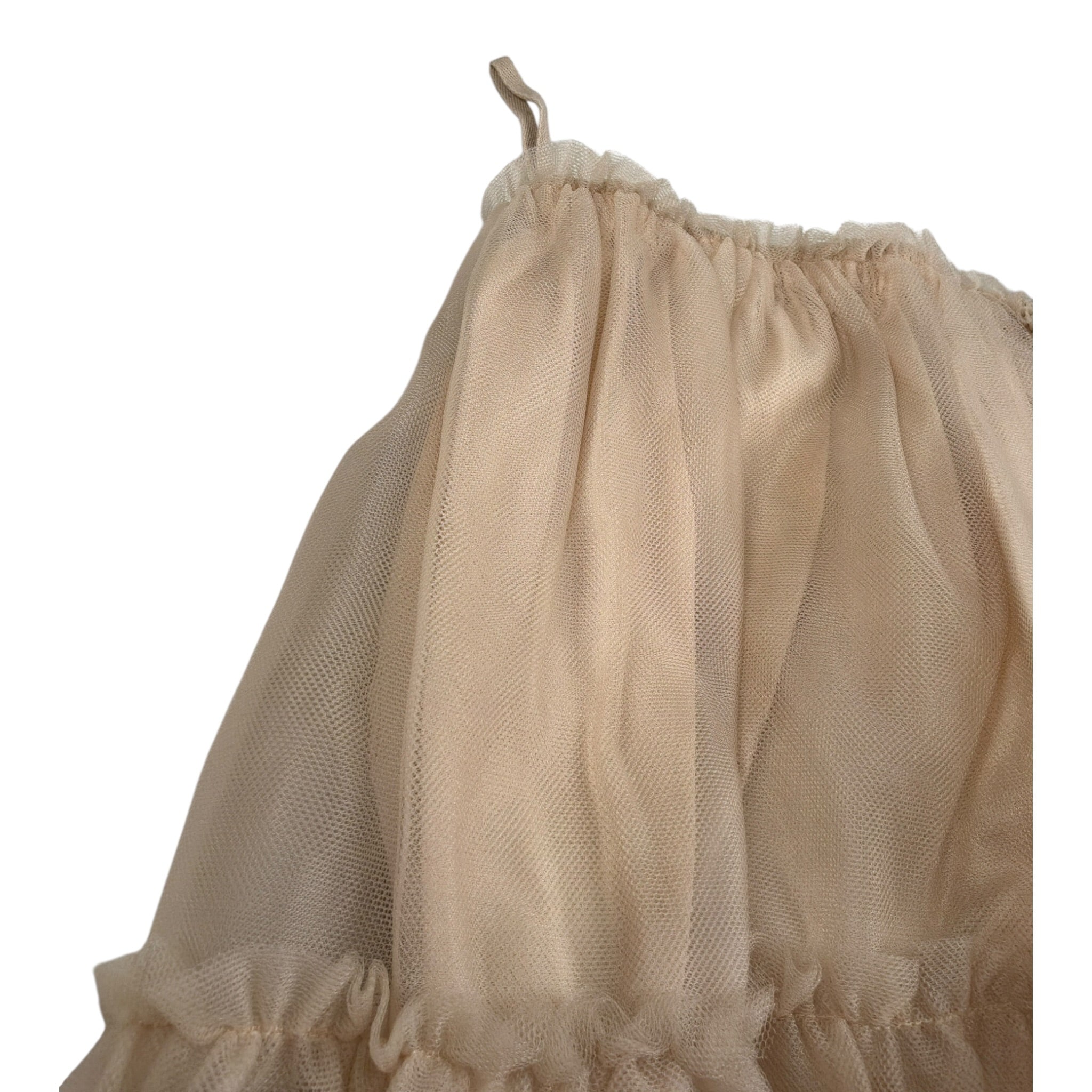 Babe & Tess Gonna tinta unita In Tulle Beige per Bambina 02/548142 BEIGE BABE & TESS 