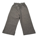 Babe & Tess Pantalone Modello Palazzo con Ricami Beige per Bambina 04/548034 BEIGE BABE & TESS 