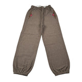 Babe & Tess Pantalone tinta unita con Elastico In Vita Marrone per Bambina 04/548040 MARRONE BABE & TESS 