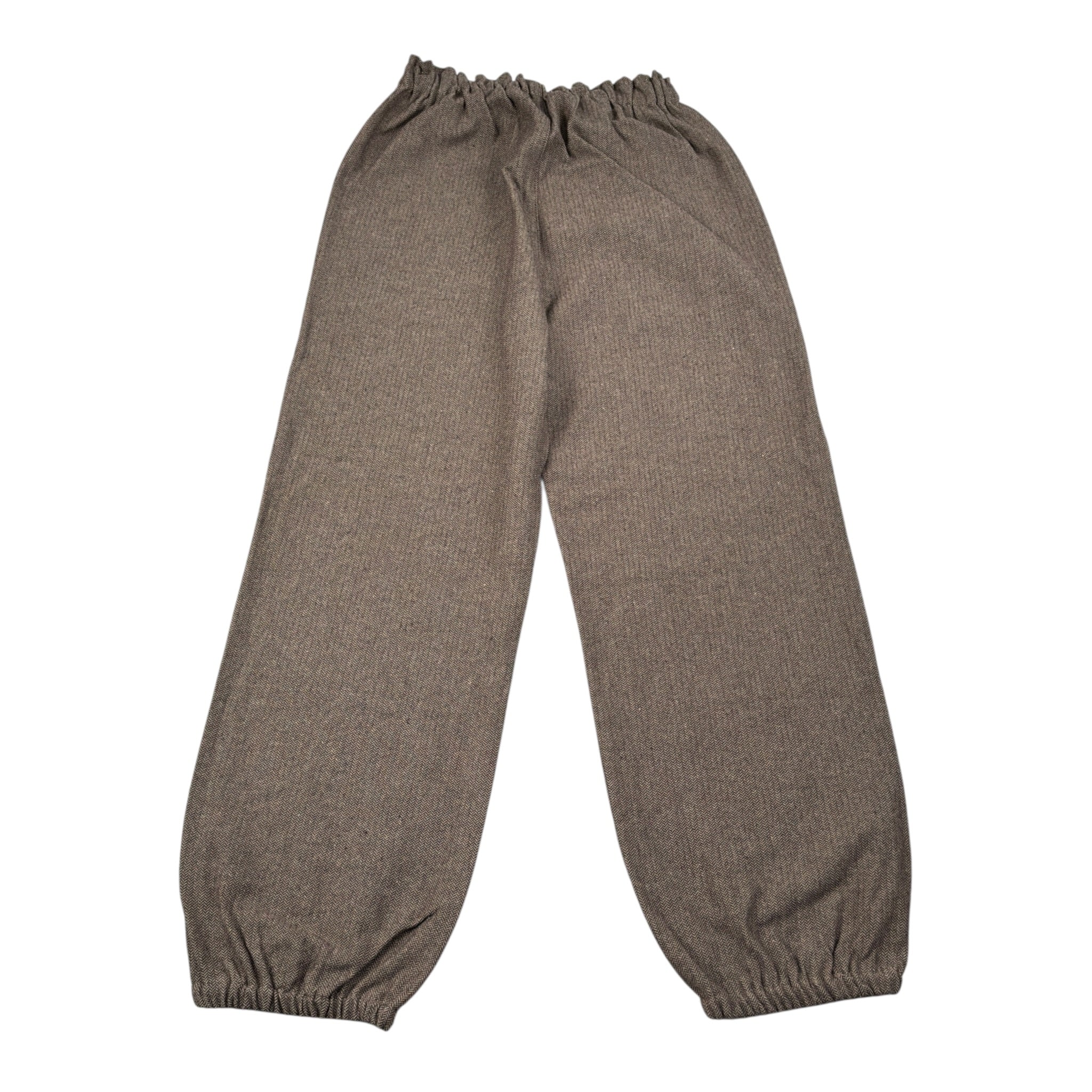 Babe & Tess Pantalone tinta unita con Elastico In Vita Marrone per Bambina 04/548040 MARRONE BABE & TESS 