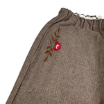 Babe & Tess Pantalone tinta unita con Elastico In Vita Marrone per Neonata 04/548040N MARRONE BABE & TESS 