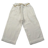 Babe & Tess Pantalone tinta unita Modello Palazzo Panna per Bambina 04/548043 PANNA BABE & TESS 
