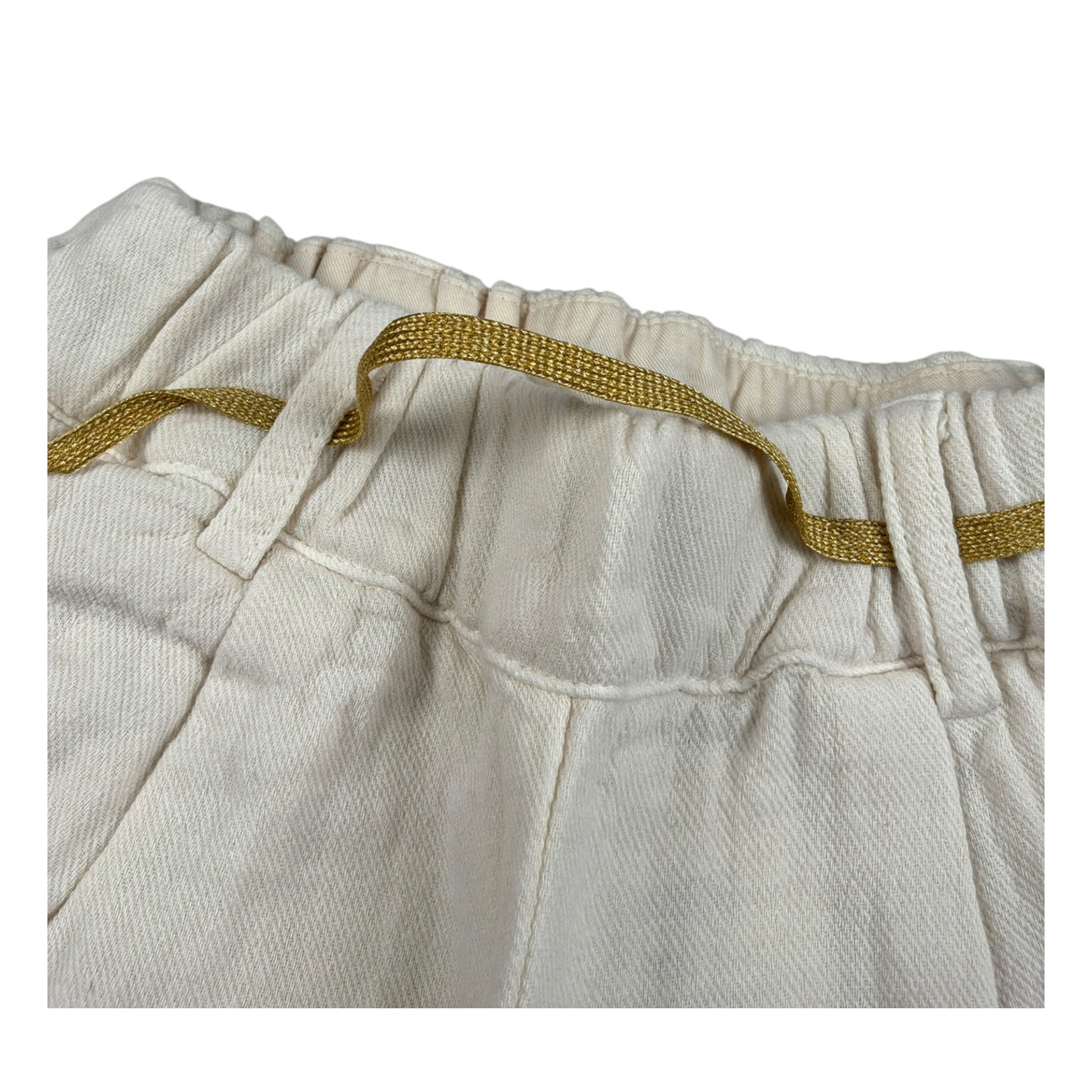 Babe & Tess Pantalone tinta unita Modello Palazzo Panna per Bambina 04/548043 PANNA BABE & TESS 