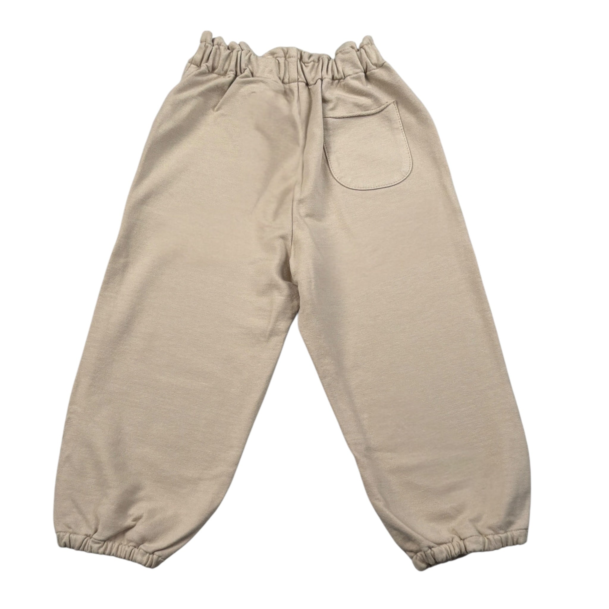 Babe & Tess Pantalone tinta unita con Elastico In Vita Beige per Bambina 04/548111 BEIGE BABE & TESS 