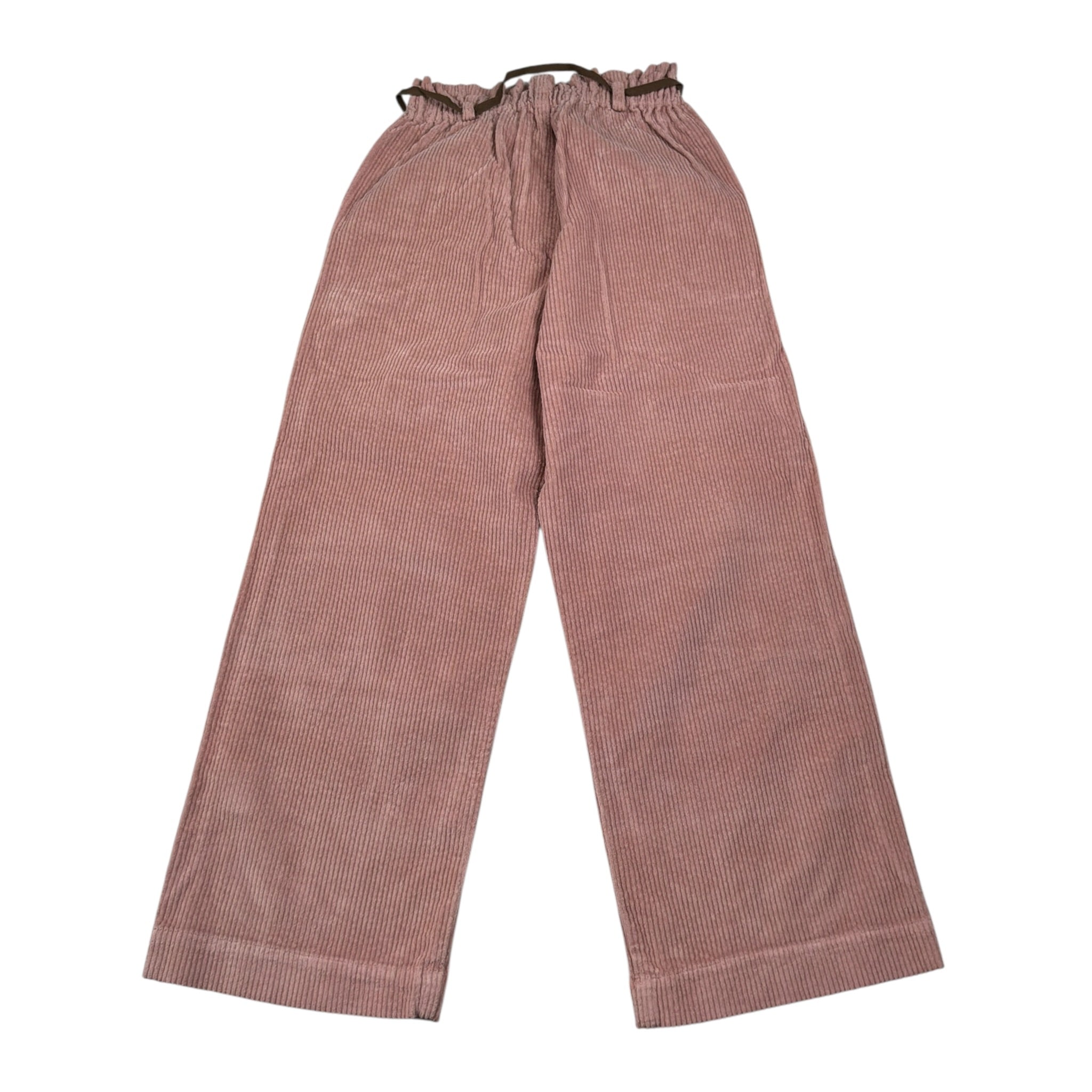 Babe & Tess Pantalone tinta unita Modello Palazzo Rosa per Bambina 04/548123 ROSA BABE & TESS 