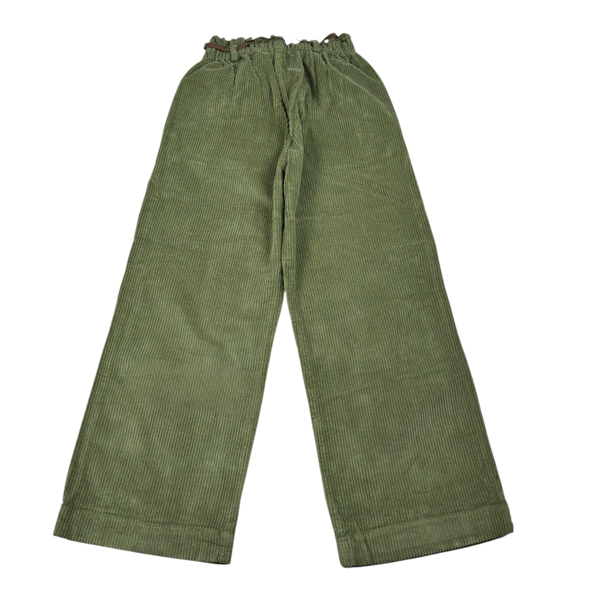 Babe & Tess Pantalone tinta unita Modello Palazzo Verde per Bambina 04/548123 VERDE BABE & TESS 