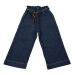 Babe & Tess Jeans tinta unita Modello Palazzo Blu per Bambina 04/548145 BLU BABE & TESS 