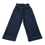 Babe & Tess Jeans tinta unita Modello Palazzo Blu per Bambina 04/548145 BLU BABE & TESS 