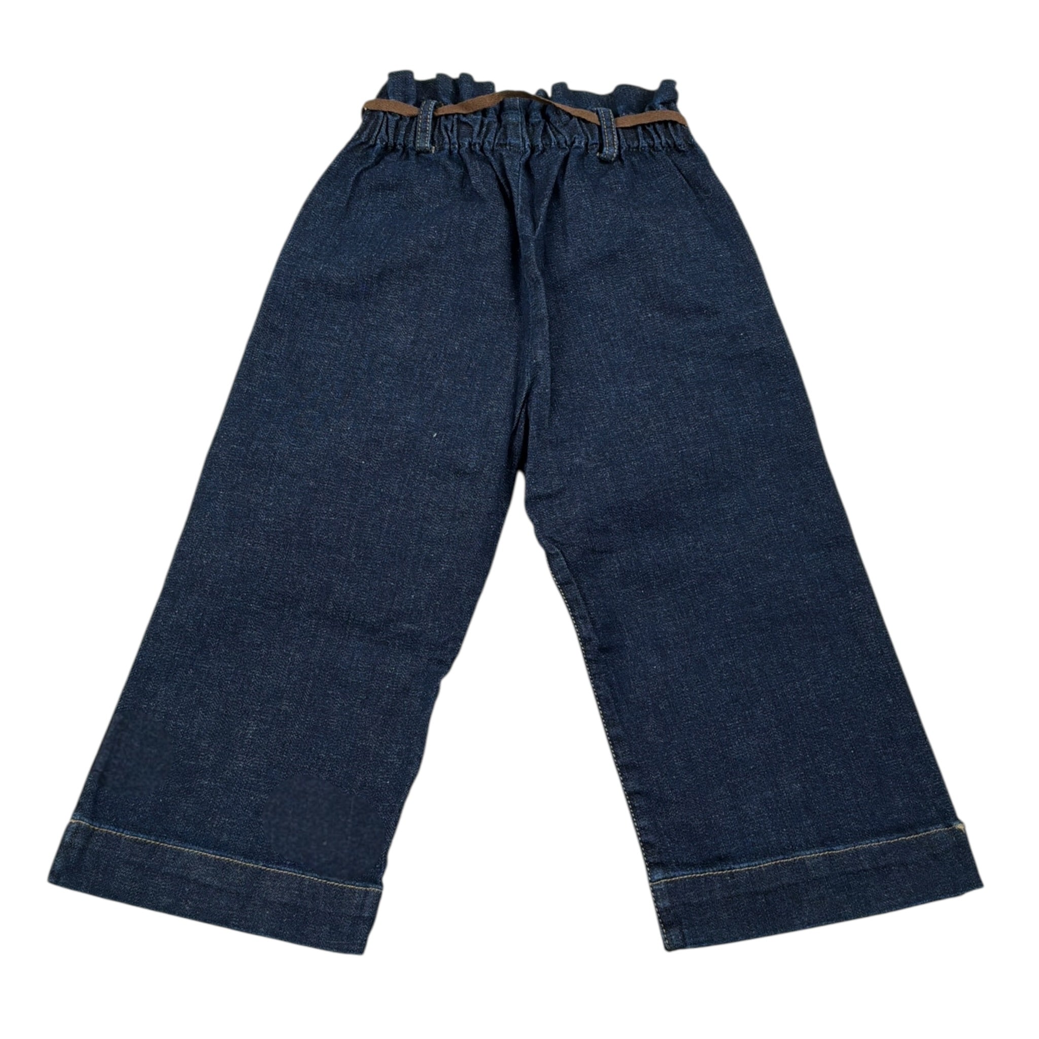 Babe & Tess Jeans tinta unita Modello Palazzo Blu per Bambina 04/548145 BLU BABE & TESS 
