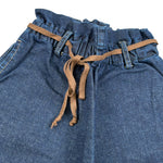 Babe & Tess Jeans tinta unita Modello Palazzo Blu per Bambina 04/548145 BLU BABE & TESS 