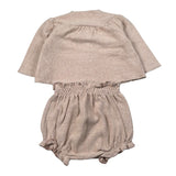 Babe & Tess Completo 2 Pezzi Cardigan-Culotte Rosa per Neonata 27/548013 ROSA BABE & TESS 