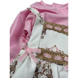 Babine' Completo 2 Pezzi Camicia-Salopette Rosa per Neonata 2612021 ROSA BABINE' 
