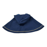 Babine' Mantella tinta unita con Cappuccio Blu per Bambina 2612715J BLU BABINE' 