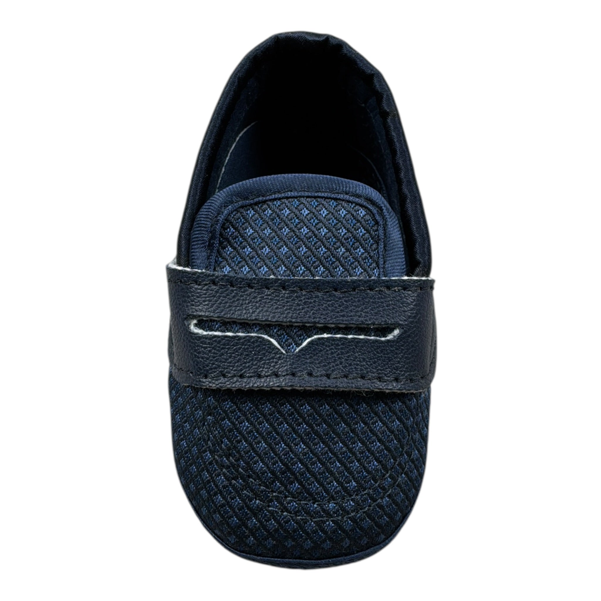 Baby A. Scarpine tinta unita con Lacci Blu per Neonato A2123 BLU BABY A. 