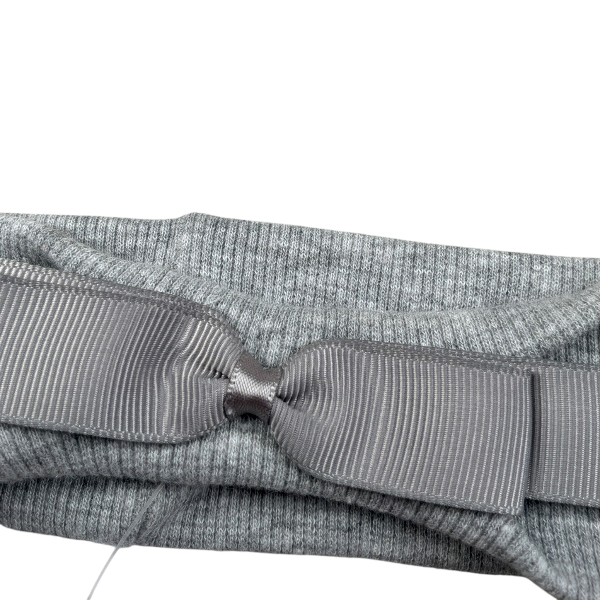 Baby Vip Fascia Tint Unita con Fiocco Grigio per Neonata J001308 GRIGIO BABY VIP 
