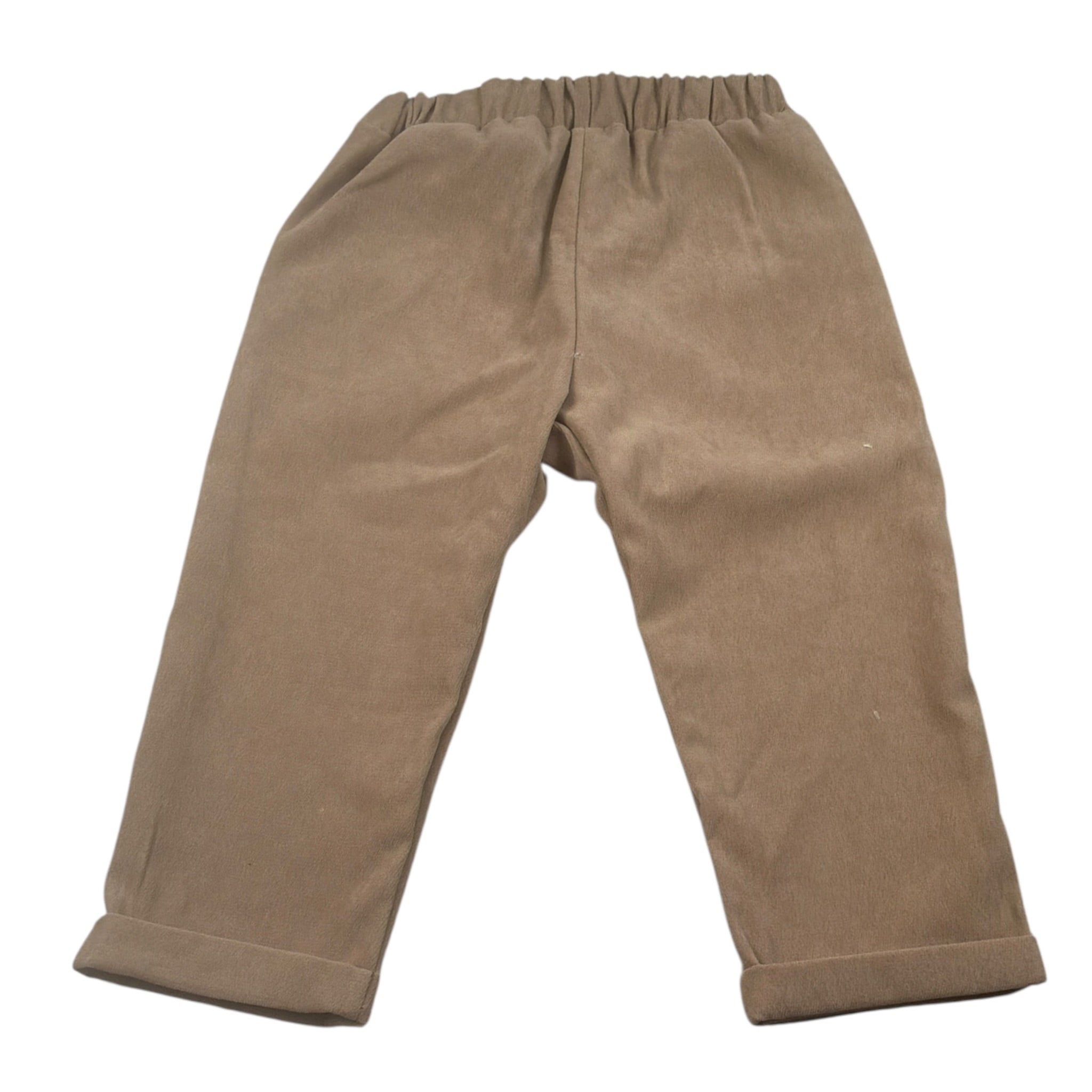 Baby Vip Pantalone tinta unita con Elastico In Vita Beige per Neonato T1041 BEIGE BABY VIP 