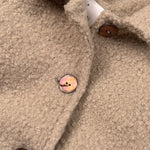 Baby Vip Giubbino tinta unita Modello Teddy Beige per Neonato T1129 BEIGE BABY VIP 