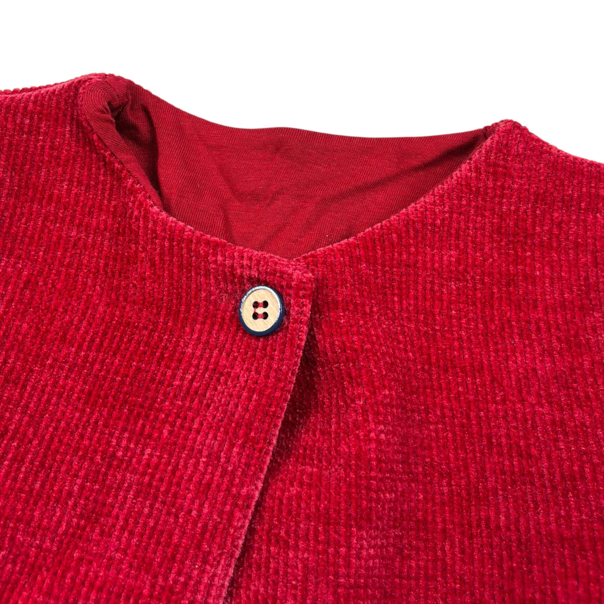 Baby Vip Giacca tinta unita In Velluto Rosso per Neonato T178707 ROSSO BABY VIP 