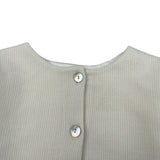 Baby Vip Cardigan tinta unita Panna per Bambina T4018IJ PANNA BABY VIP 
