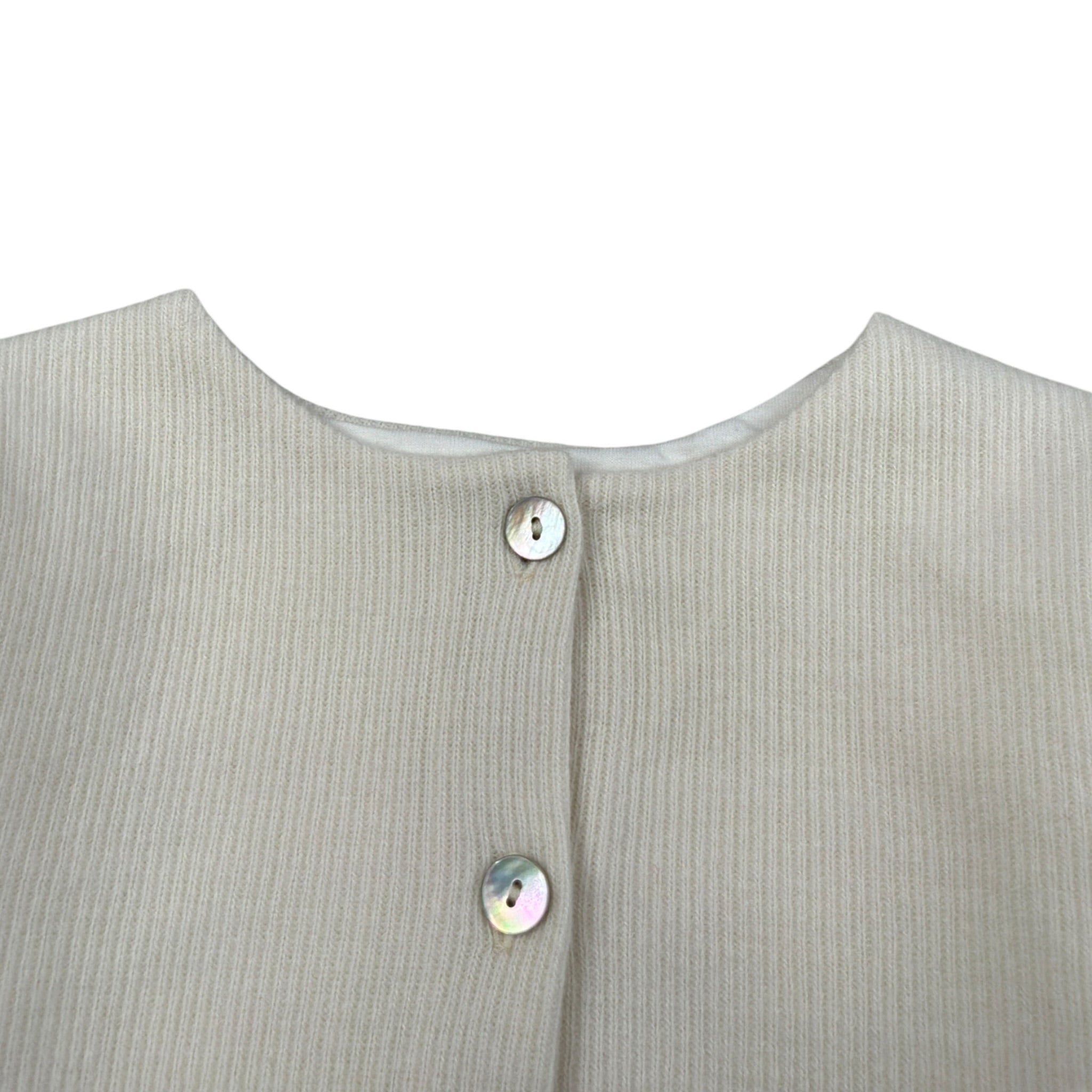Baby Vip Cardigan tinta unita Panna per Bambina T4018IJ PANNA BABY VIP 