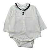 Baby Vip Camicia Body Manica Lunga tinta unita Panna per Bambino T403902J PANNA BABY VIP 