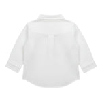 Baby Vip Camicia tinta unita Manica Lunga Bianco per Neonato T4097 BIANCO BABY VIP 