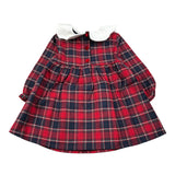 Baby Vip Abito Manica Lunga Bicolore Rosso per Neonata T413107 ROSSO BABY VIP 