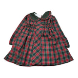 Baby Vip Abito Manica Lunga Stampa Fantasia Rosso/Verde per Neonata T414533 ROSSO/VERDE BABY VIP 