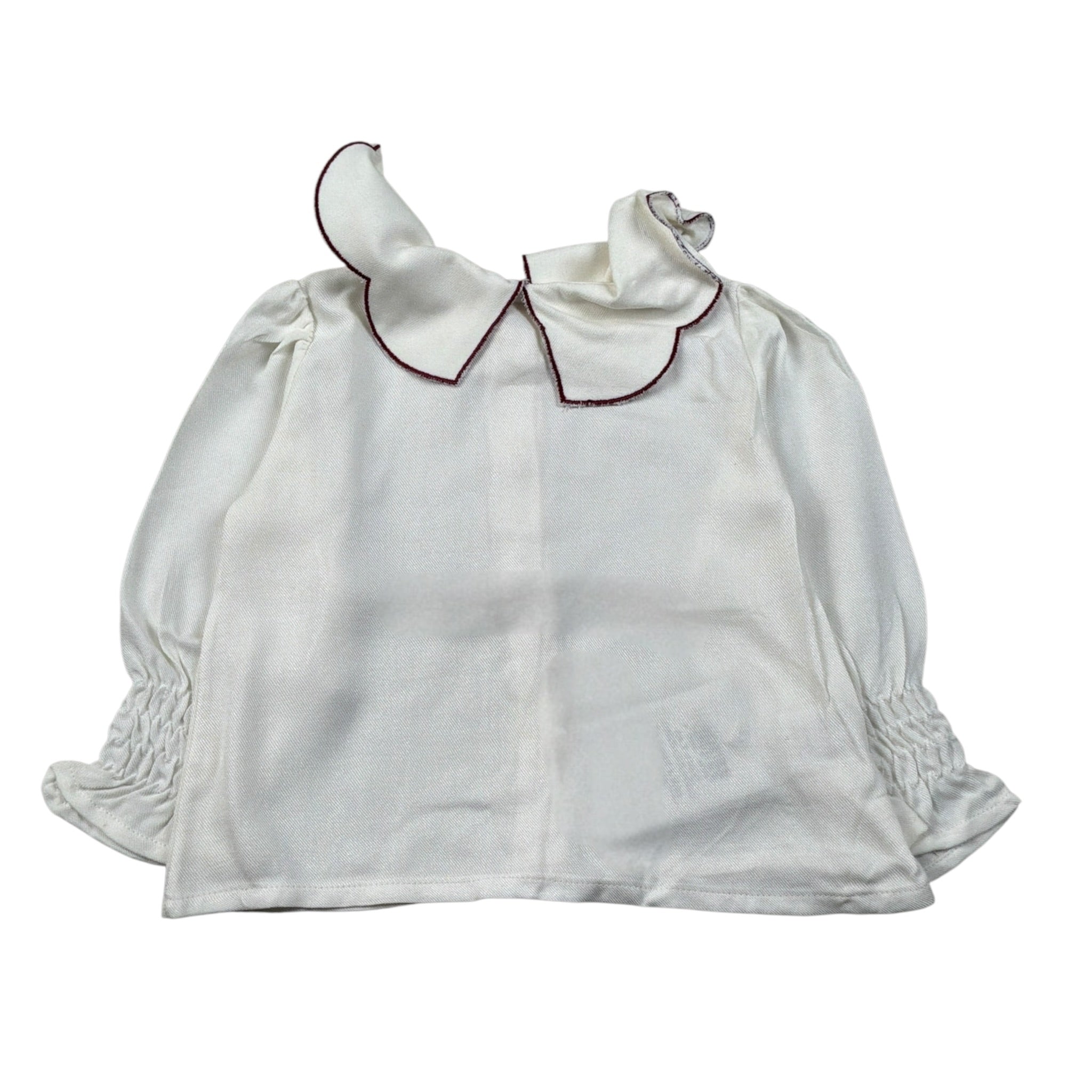 Baby Vip Camicia Manica Lunga tinta unita Panna per Neonata T418002 PANNA BABY VIP 