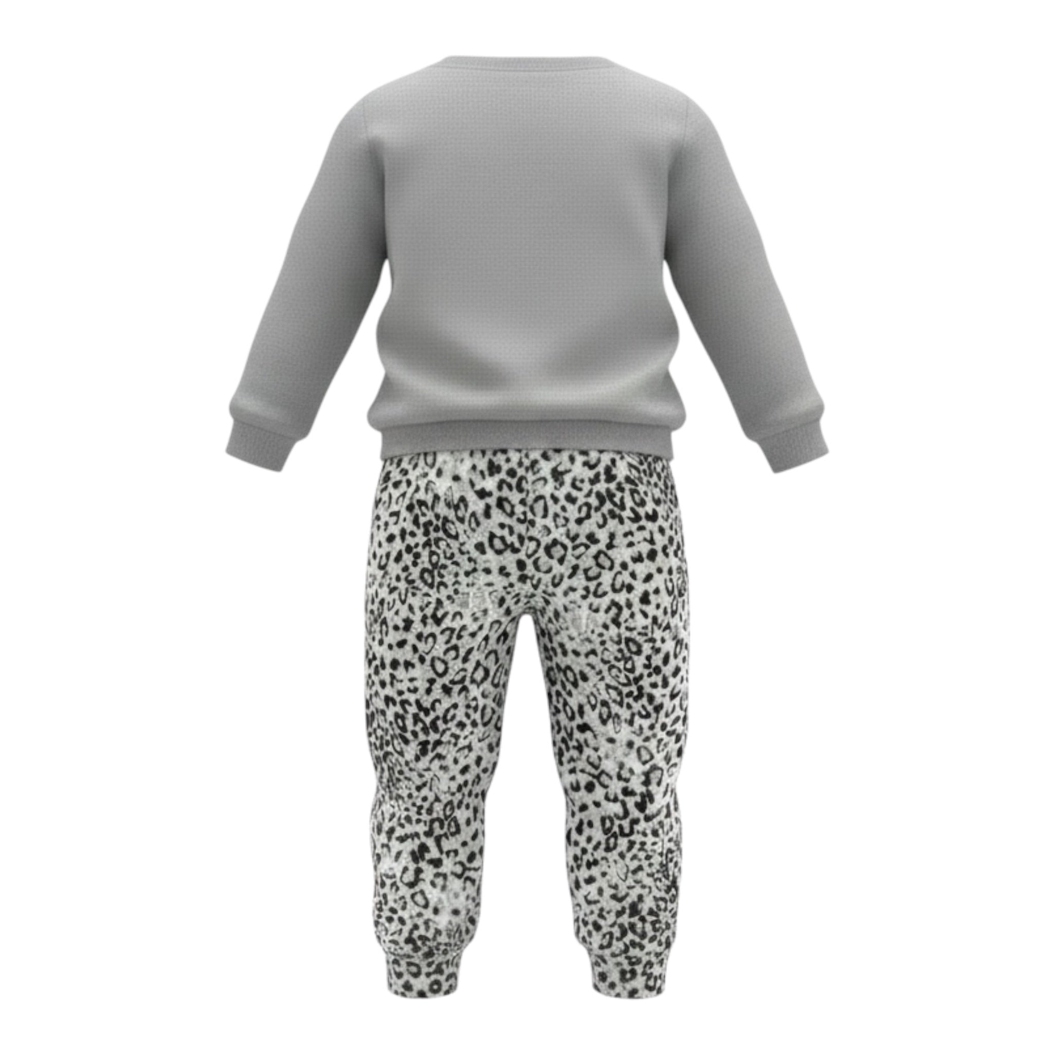 Baby Vip Completo 2Pz Modello Pigiama Maglia-Pantalone Grigio per Neonata T4343 GRIGIO BABY VIP 