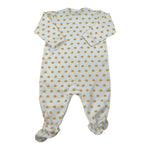 Baby Vip Tutina tinta unita con Fantasia Pois Panna per Neonato T4352 PANNA BABY VIP 