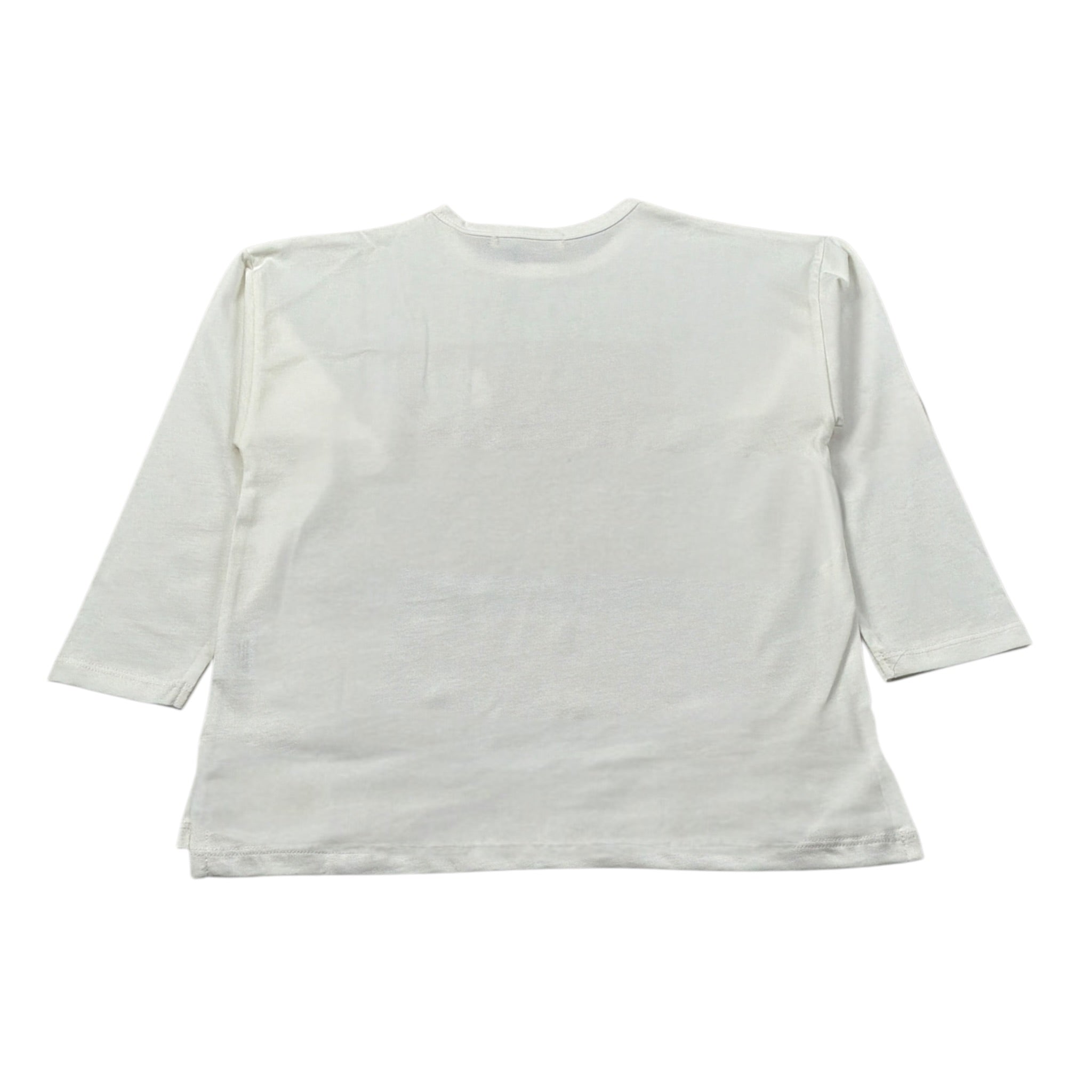 Babyclic Shirt Girocollo tinta unita con Stampa Bianco per Bambino L216310009 BIANCO BABYCLIC 