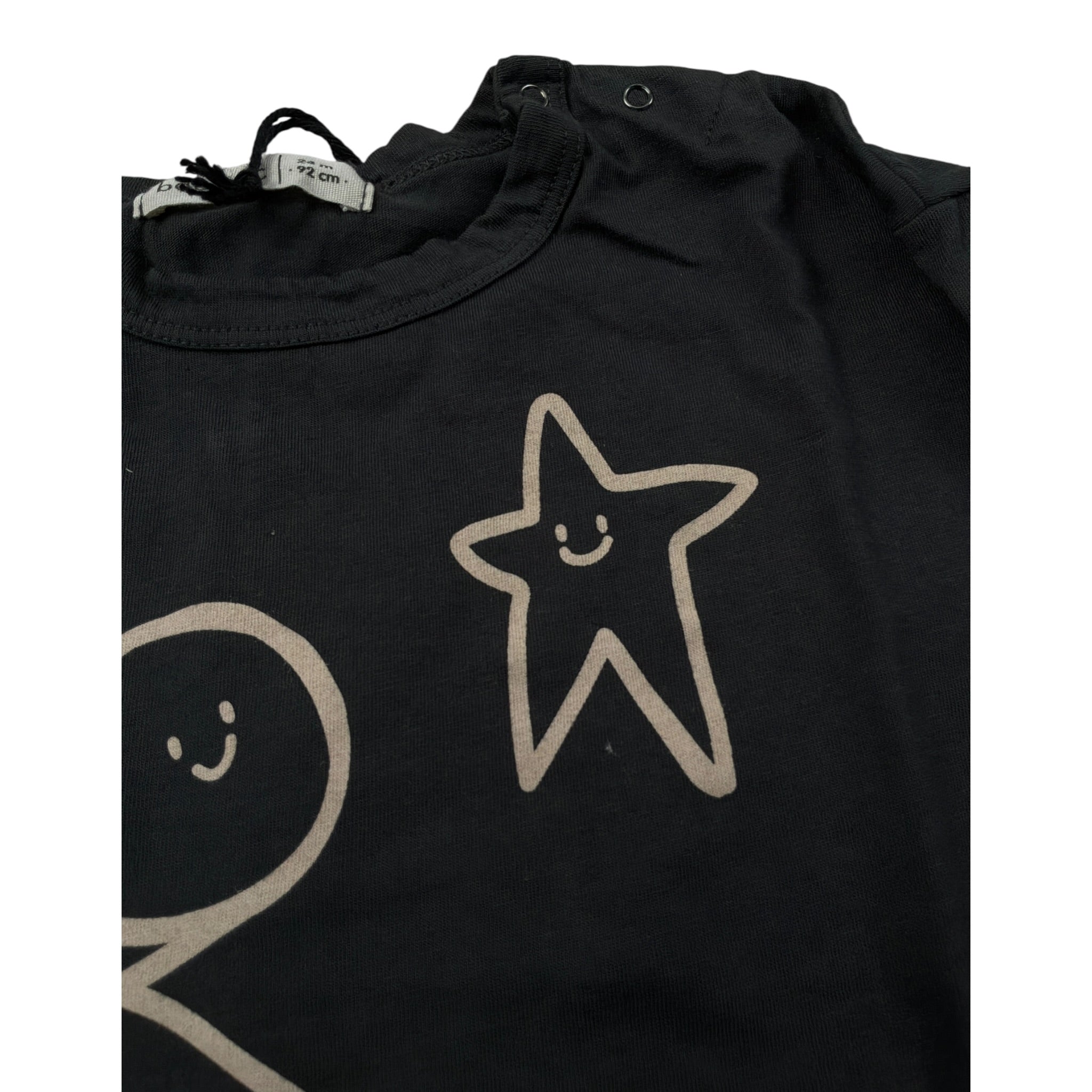 Babyclic Shirt Girocollo tinta unita con Stampa Grigio per Neonato L2164211308N GRIGIO BABYCLIC 