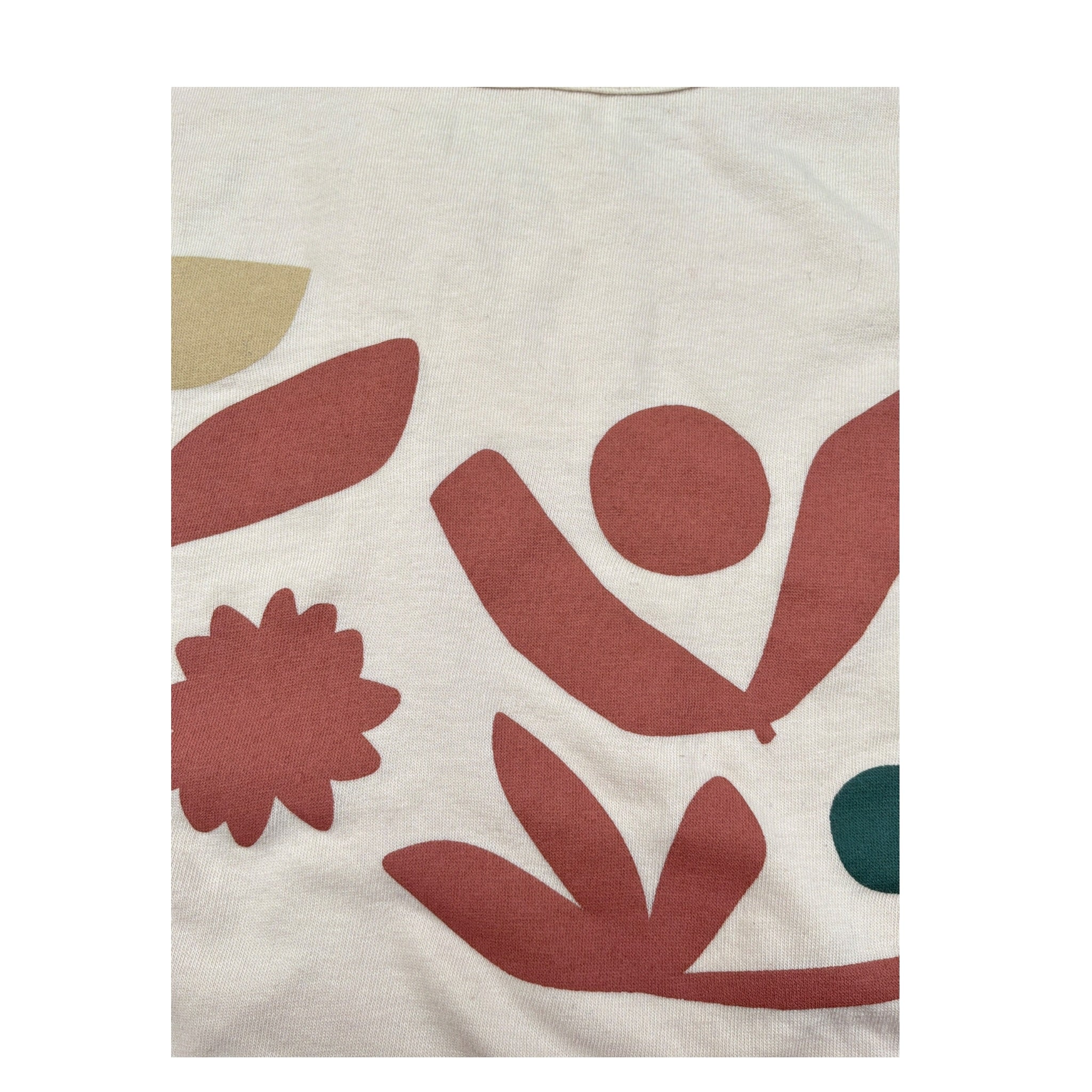 Babyclic Shirt Girocollo tinta unita con Stampa Crema per Neonata L216430003 CREMA BABYCLIC 