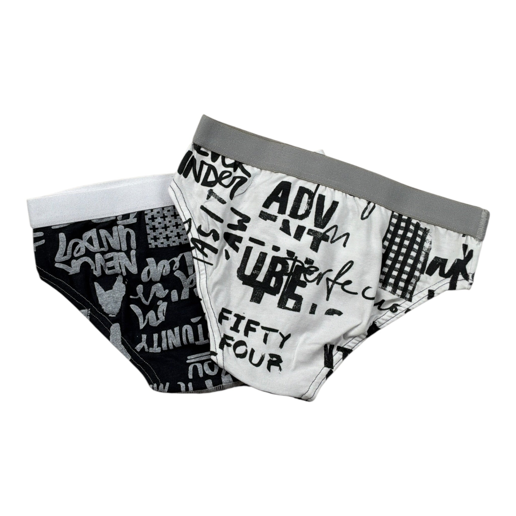Babyvip Set 2 Slip Bicolore Bianco/Nero per Bambino 4322 BIANCO/NERO BABYVIP 