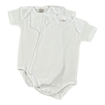 Babyvip Body Set 2Pz tinta unita Mezza Manica Bianco per Neonata J1246 BIANCO BABYVIP 