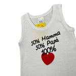 Babyvip Body tinta unita con Stampa Giromanica Bianco per Neonata J1601 BIANCO BABYVIP 