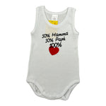 Babyvip Body tinta unita con Stampa Giromanica Bianco per Neonata J1601 BIANCO BABYVIP 