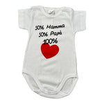 Babyvip Body tinta unita Mezza Manica con Stampa Bianco per Neonata J1605 BIANCO BABYVIP 