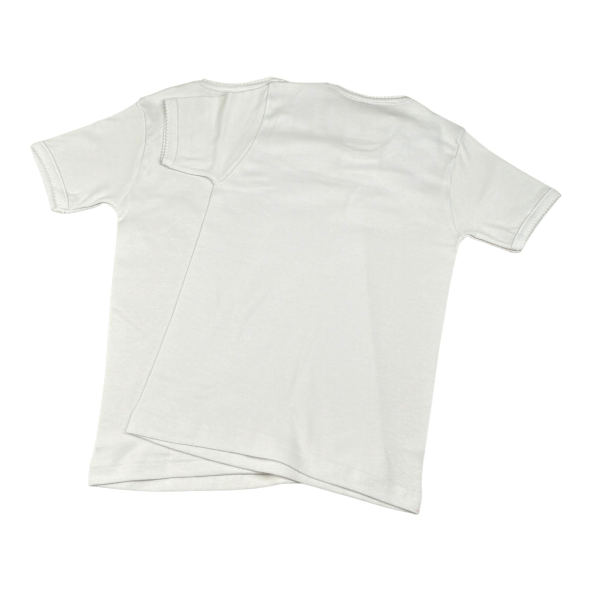 Babyvip Set 2 T-Shirt tinta unita Modello Intimo Bianco per Neonata Q5330N BIANCO BABYVIP 