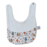 Babyvip Bavetta tinta unita con Fantasia Bianco per Neonata T1743 BIANCO BABYVIP 