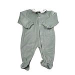 Babyvip Tutina tinta unita In Velluto Verde per Neonata T2885 VERDE BABYVIP 