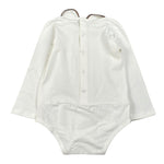 Babyvip Body tinta unita con Colletto Bianco per Bambina T4100 BIANCO BABYVIP 