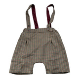Babyvip Salopette tinta unita con Microfantasia Beige per Bambina T4101J BEIGE BABYVIP 