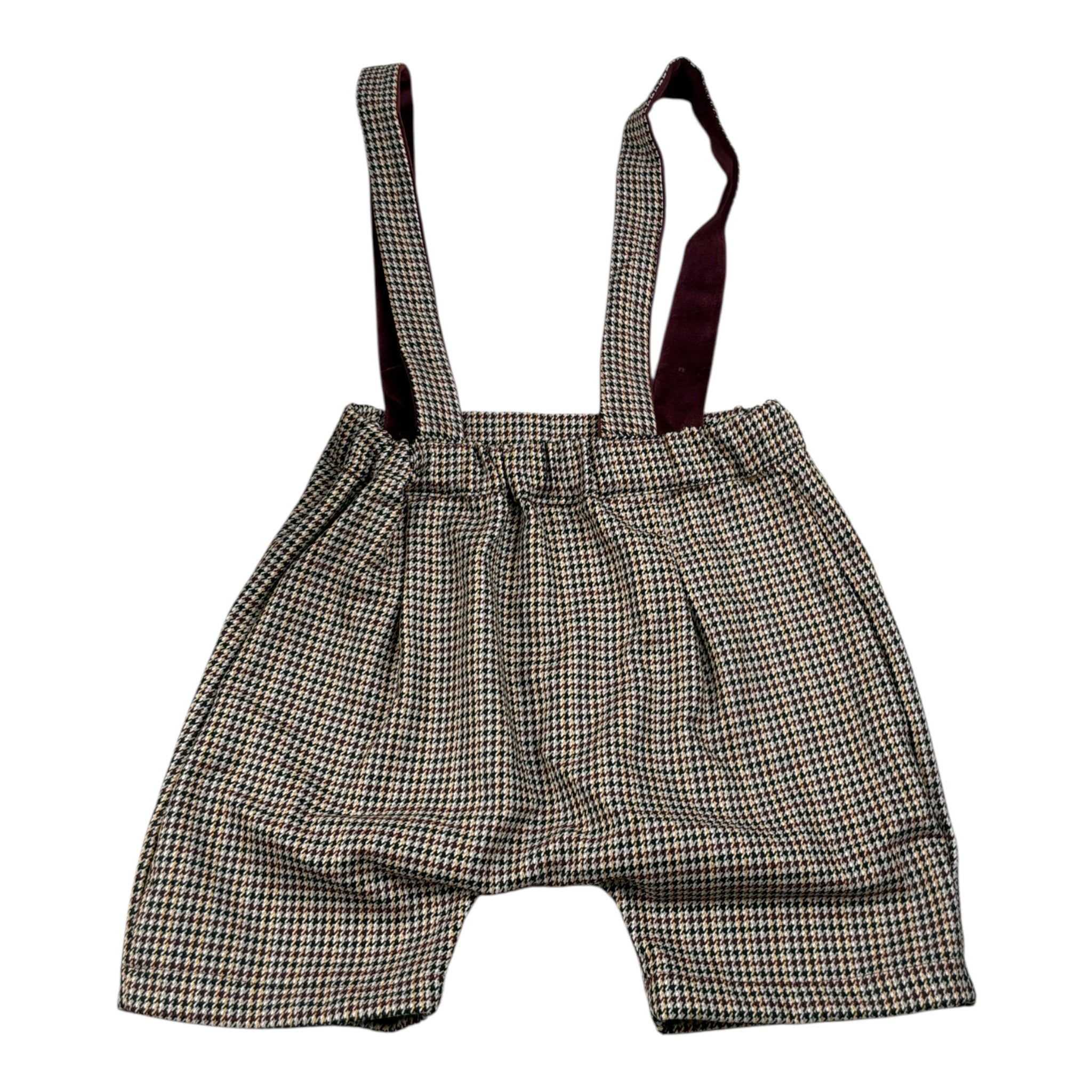 Babyvip Salopette tinta unita con Microfantasia Beige per Bambina T4101J BEIGE BABYVIP 