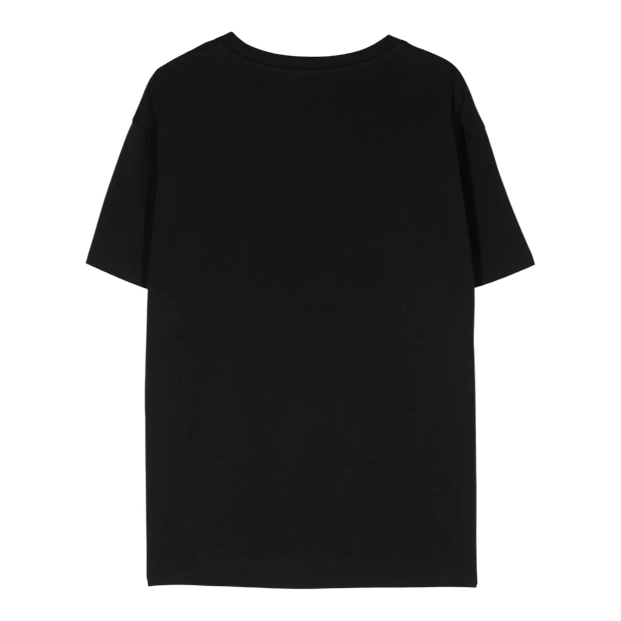Balmain T-Shirt tinta unita con Logo Nero per Bambino 6QB61 NERO BALMAIN 