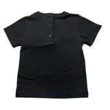 Balmain T-Shirt tinta unita con Logo Nero per Neonata BU8011 NERO BALMAIN 