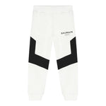 Balmain Pantalone Tuta tinta unita Bianco per Bambino BV6R00 BIANCO BALMAIN 